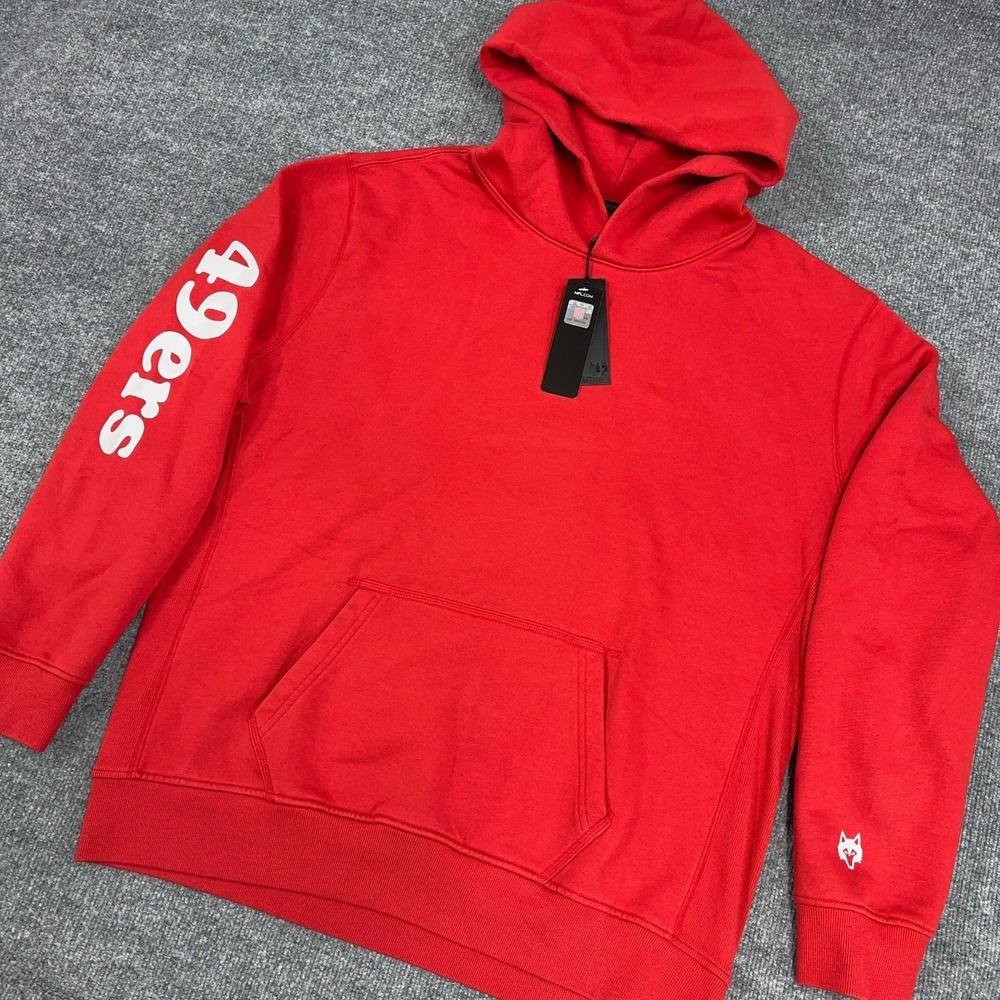 San Fransisco 49ers Greyson Hoodie Men XL Red Aspen Sweatshirt Golf NFL NEW $228
